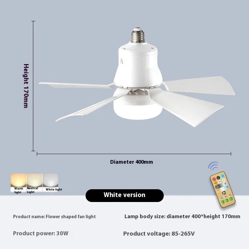 Fan Bulb Integrated Home Dormitory - Bellarte Enchanté Fan Bulb Integrated Home Dormitory